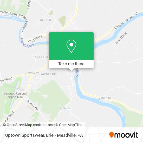 Uptown Sportswear map