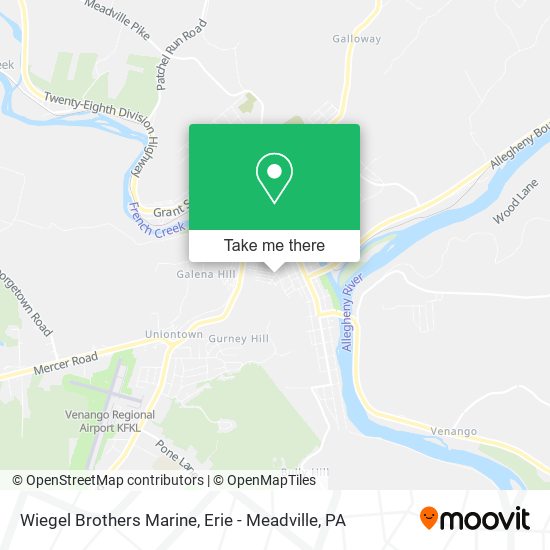Mapa de Wiegel Brothers Marine