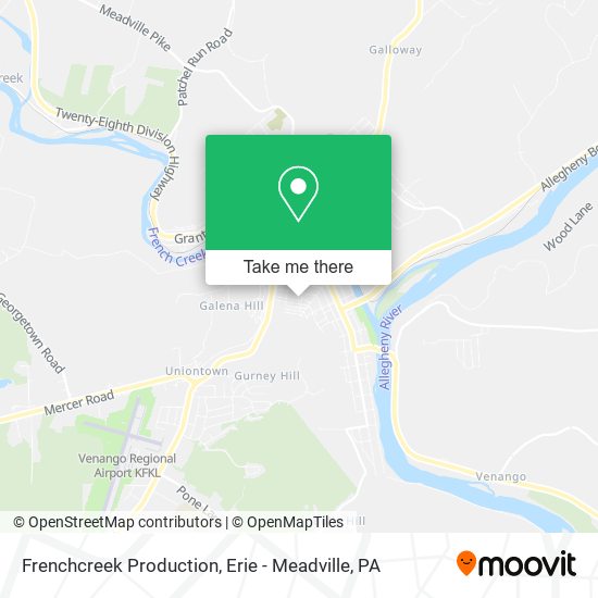 Mapa de Frenchcreek Production