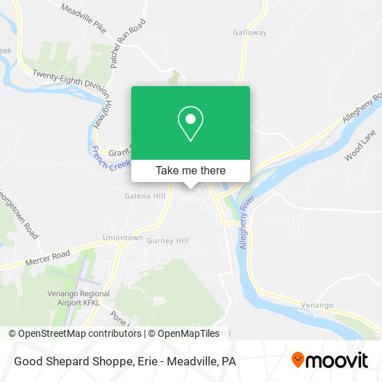 Good Shepard Shoppe map