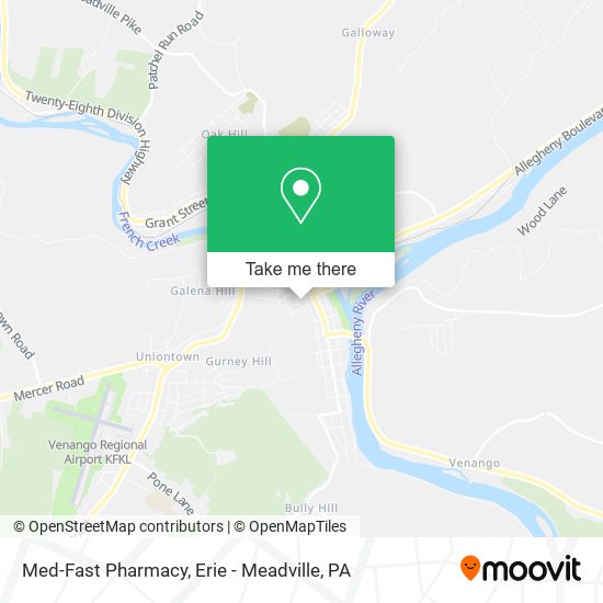 Med-Fast Pharmacy map
