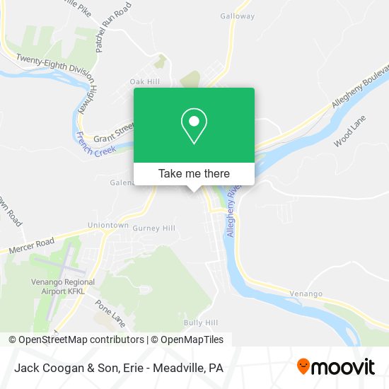 Jack Coogan & Son map