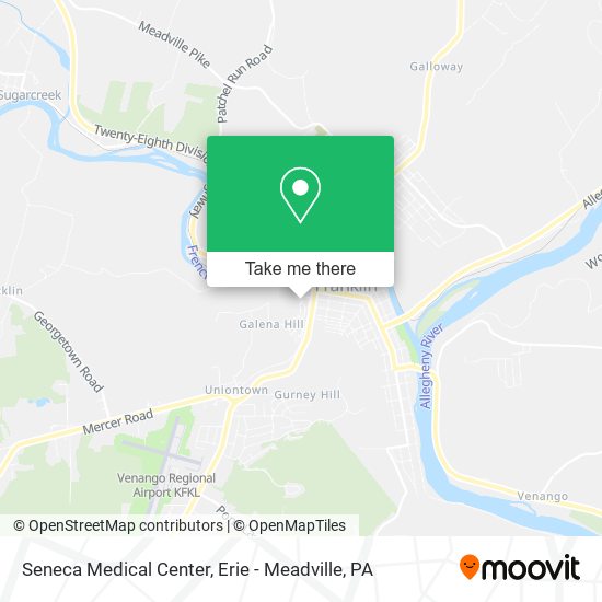 Seneca Medical Center map