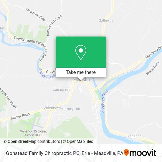 Mapa de Gonstead Family Chiropractic PC