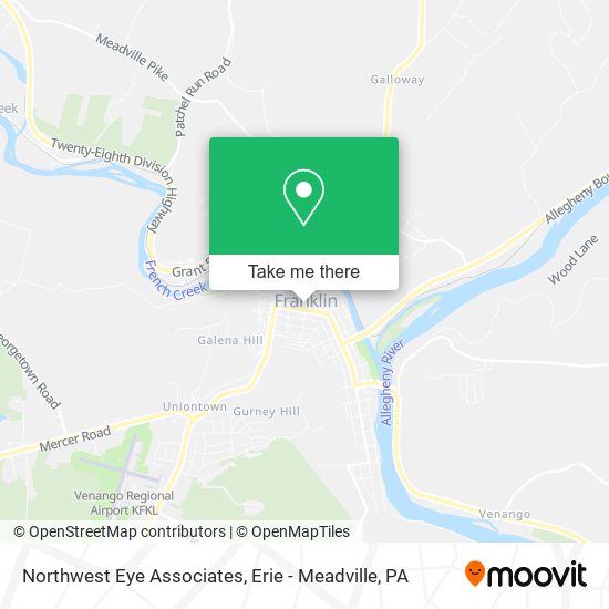 Northwest Eye Associates map