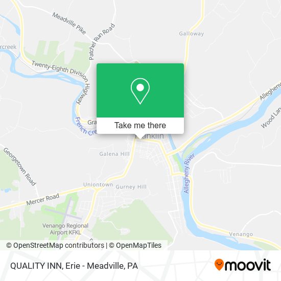 Mapa de QUALITY INN