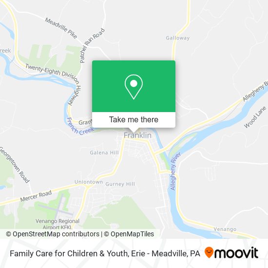 Family Care for Children & Youth map