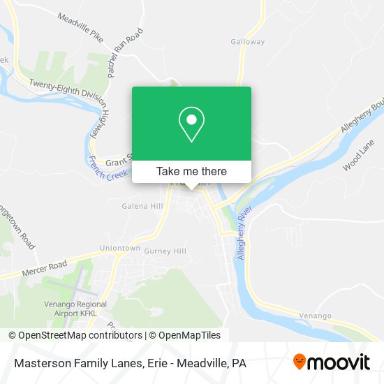 Mapa de Masterson Family Lanes