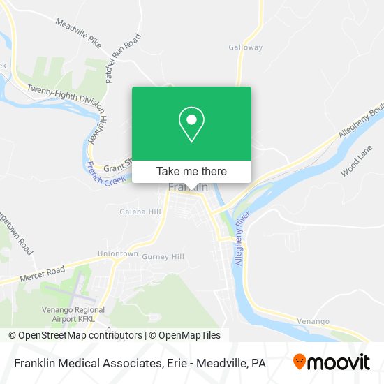 Franklin Medical Associates map