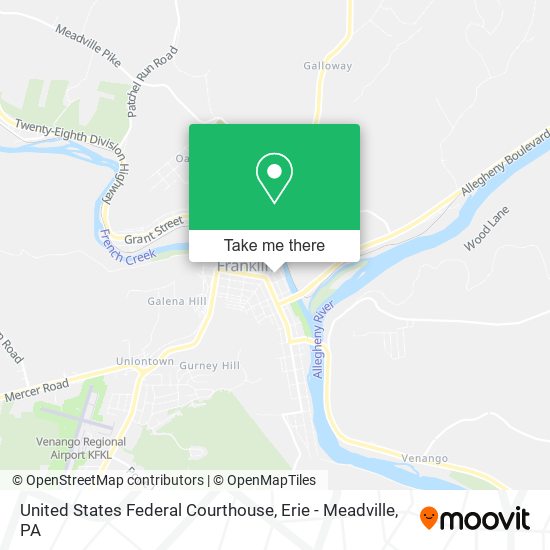 Mapa de United States Federal Courthouse