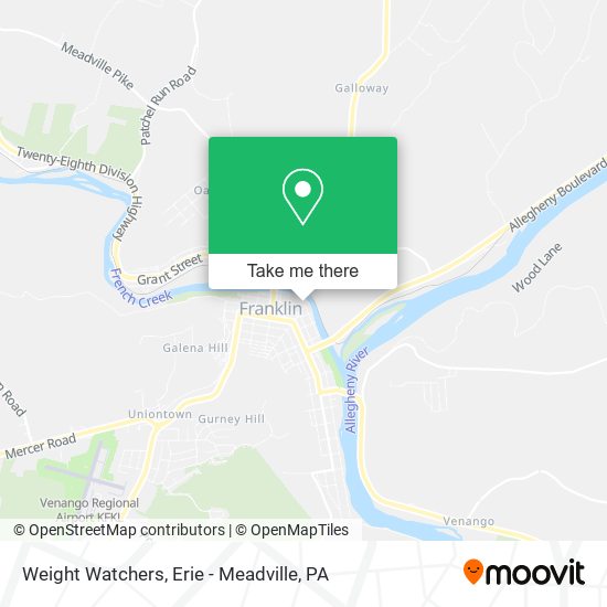 Weight Watchers map