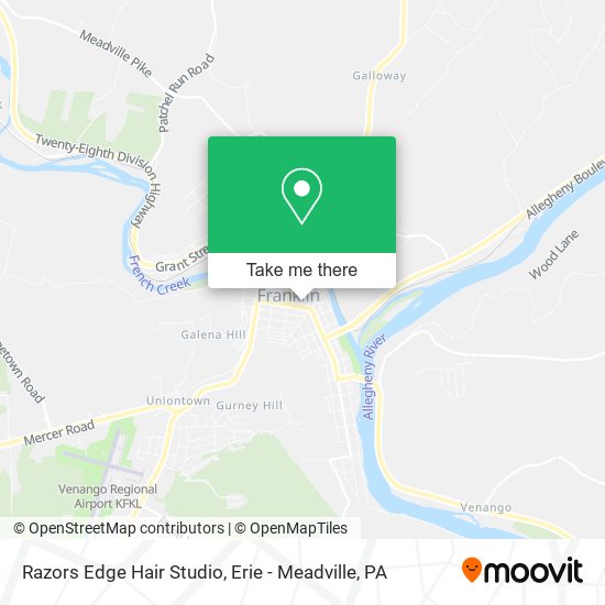 Razors Edge Hair Studio map