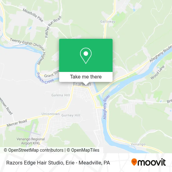 Razors Edge Hair Studio map