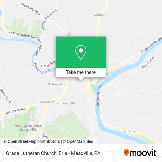 Grace Lutheran Church map
