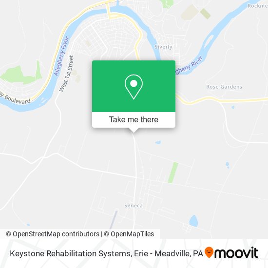 Mapa de Keystone Rehabilitation Systems