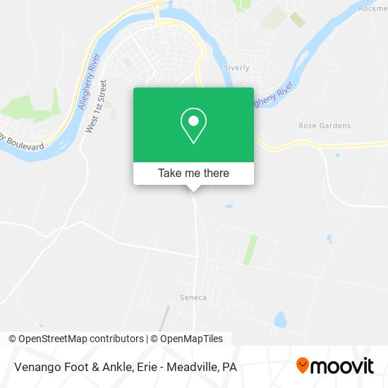 Venango Foot & Ankle map
