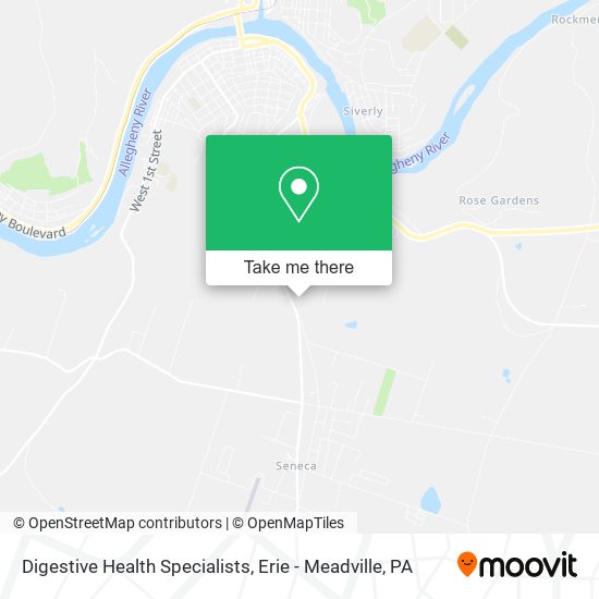 Mapa de Digestive Health Specialists