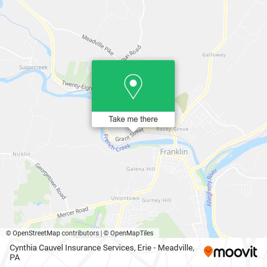Cynthia Cauvel Insurance Services map