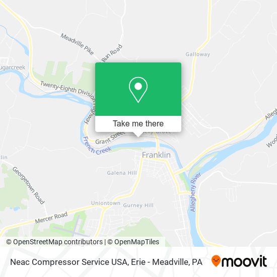Neac Compressor Service USA map