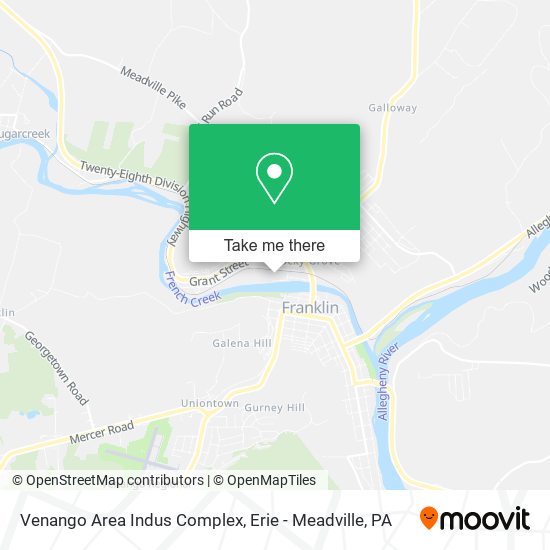 Venango Area Indus Complex map
