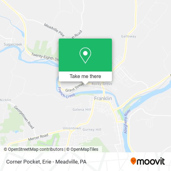 Corner Pocket map