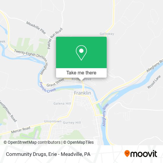 Mapa de Community Drugs