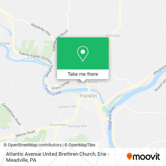 Atlantic Avenue United Brethren Church map