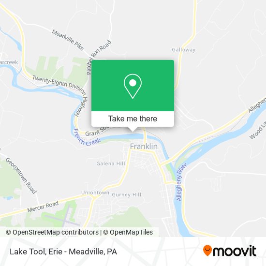 Mapa de Lake Tool