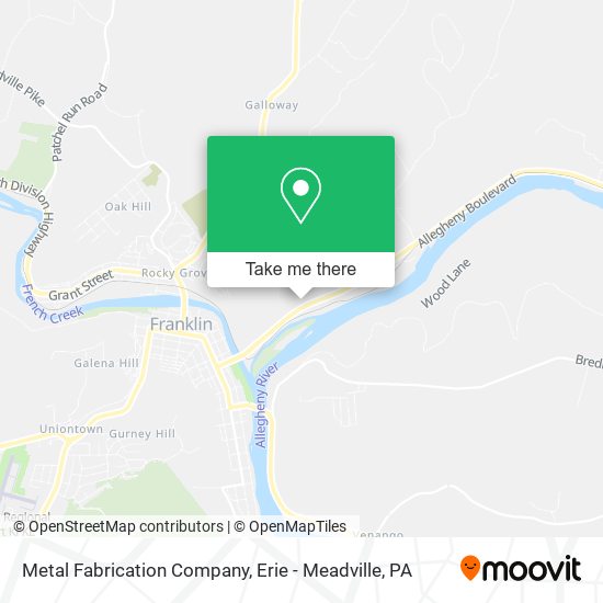 Mapa de Metal Fabrication Company