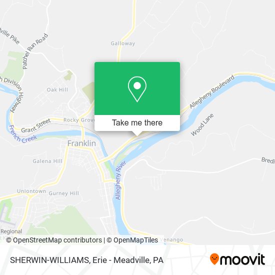 SHERWIN-WILLIAMS map