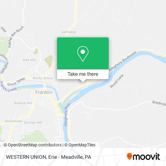 Mapa de WESTERN UNION