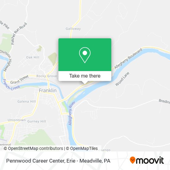 Mapa de Pennwood Career Center