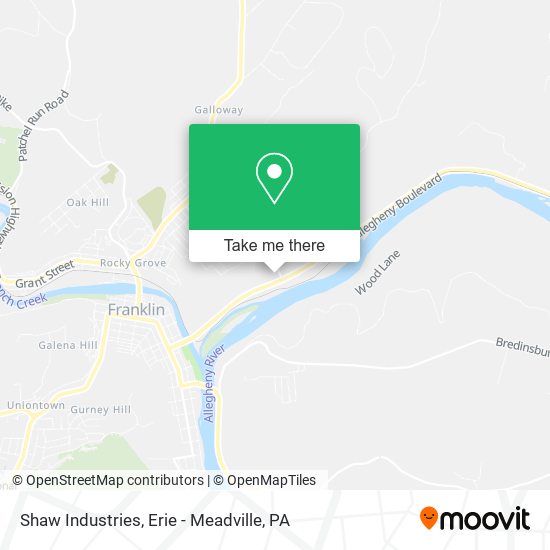 Mapa de Shaw Industries