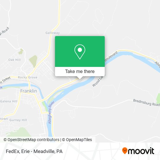 Mapa de FedEx