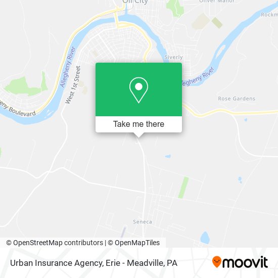 Urban Insurance Agency map