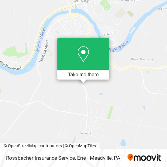 Mapa de Rossbacher Insurance Service
