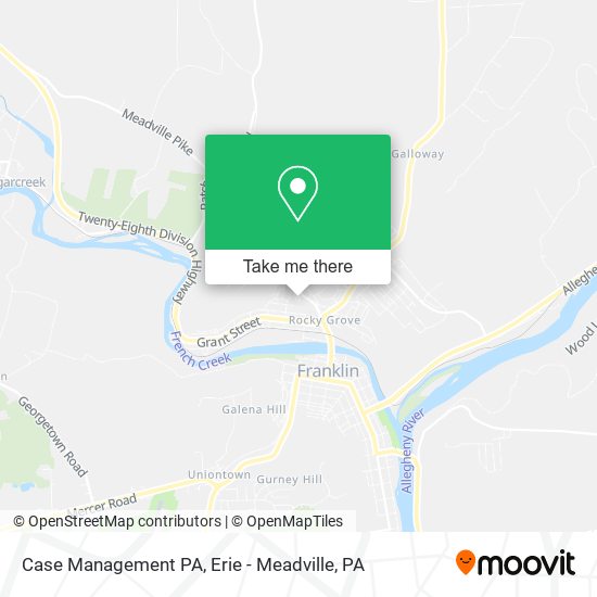 Case Management PA map