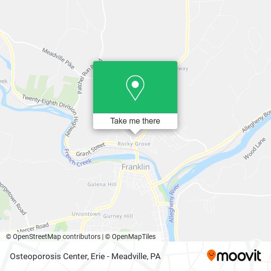 Mapa de Osteoporosis Center