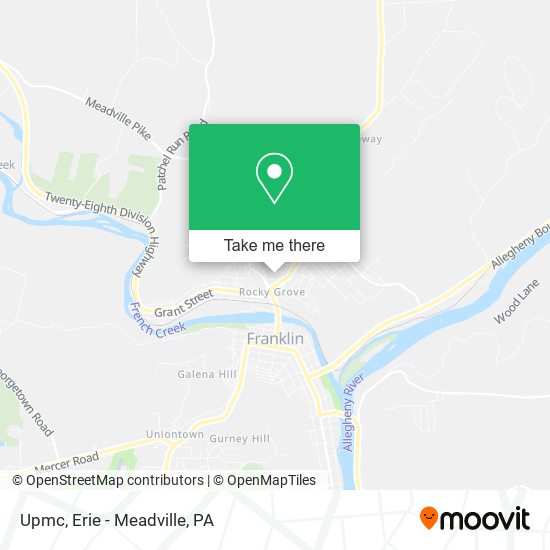 Mapa de Upmc