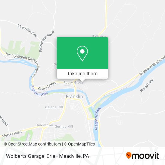 Wolberts Garage map
