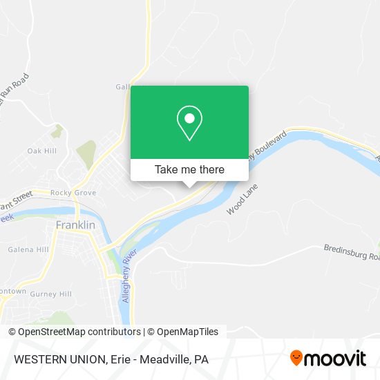 Mapa de WESTERN UNION