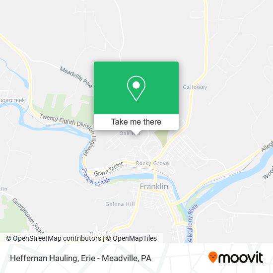 Heffernan Hauling map
