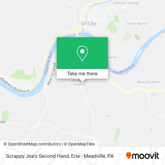 Mapa de Scrappy Joe's Second Hand