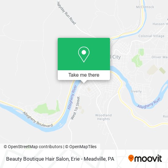 Beauty Boutique Hair Salon map