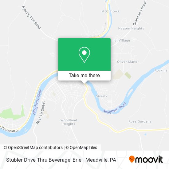 Stubler Drive Thru Beverage map