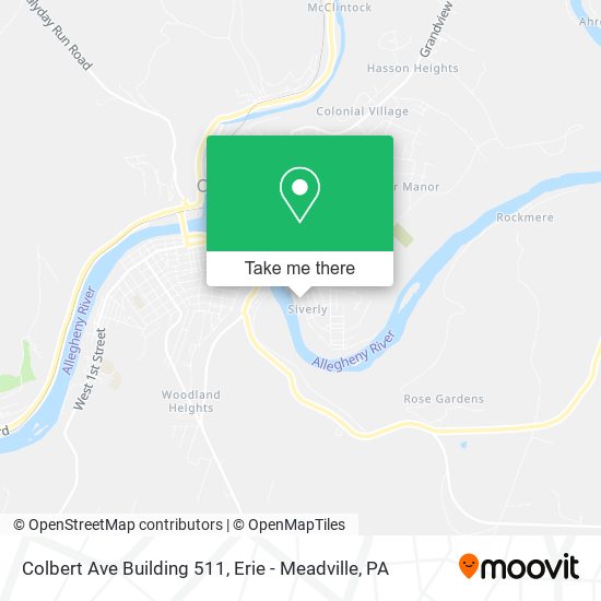 Colbert Ave Building 511 map