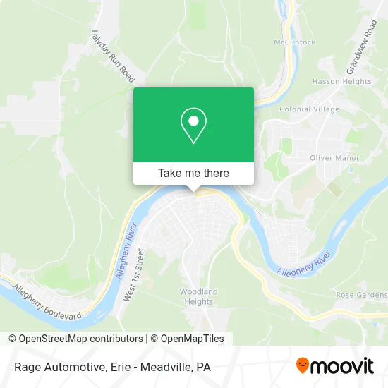 Rage Automotive map