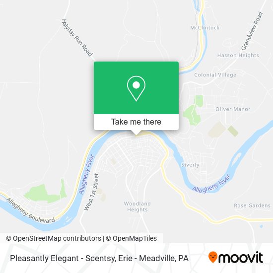 Pleasantly Elegant - Scentsy map