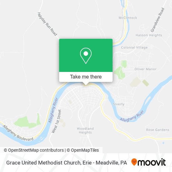 Grace United Methodist Church map