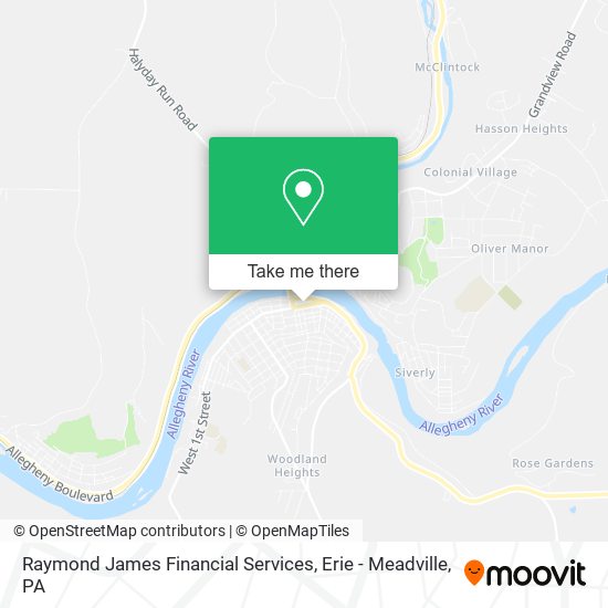 Raymond James Financial Services map